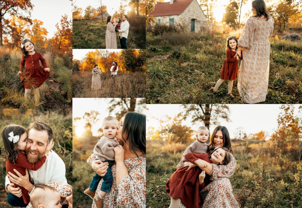 lifestyle family session at forest park in St. Louis 