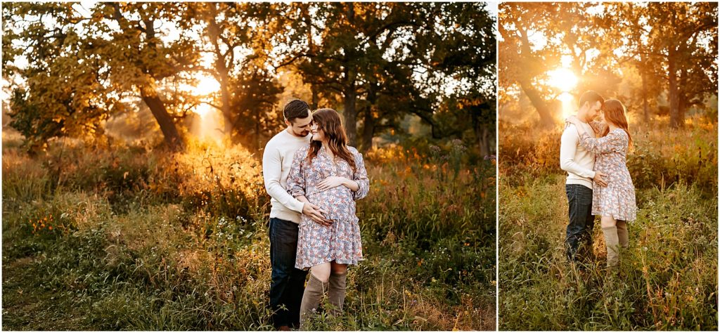 maternity photos in Forest park St. Louis 